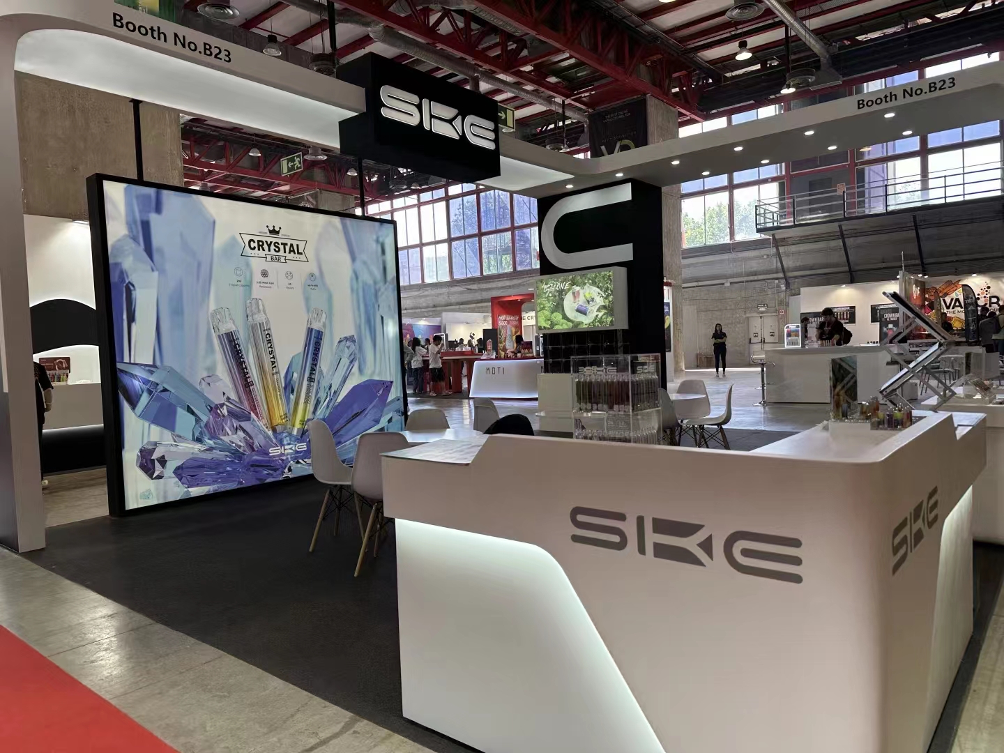 2023西班牙VAPESHOW MADRID电子烟展展台搭建圆满结束